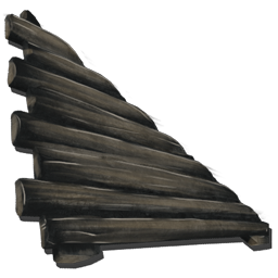 Sloped Wood Wall Right