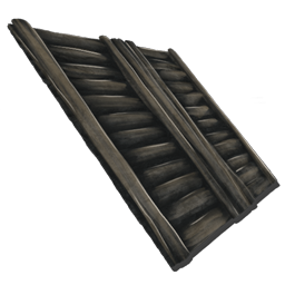 Sloped Wooden Roof