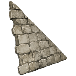 Sloped Stone Wall Left