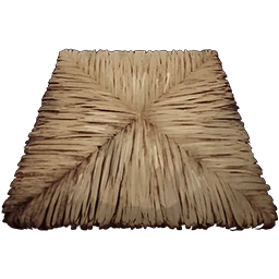 Sloped Thatch Roof