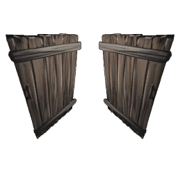 Wooden Double Door