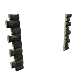 Wooden Double Doorframe