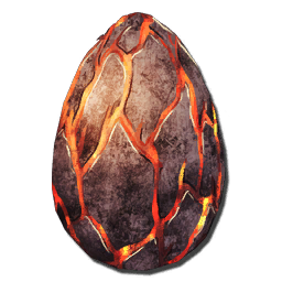 Fertilized Fire Wyvern Egg