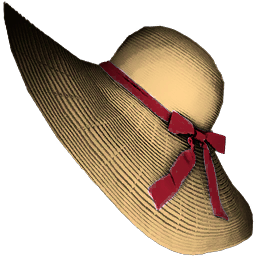 Floppy Straw Summer Hat Skin