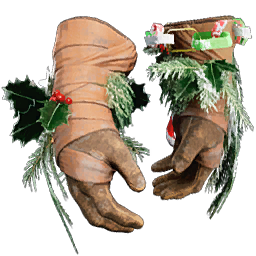 Holiday Tree Ghillie Gauntlets
