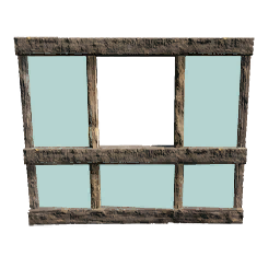 Lumber Glass Windowframe