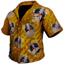 Murder-Turkey-Print Shirt Skin