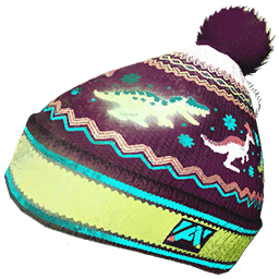 Purple-Ball Winter Beanie Skin (Winter Wonderland 5)