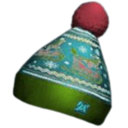 Raptor Sleighing Winter Beanie Skin