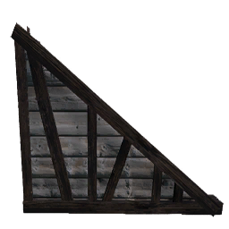 Right-Sloped Lumber Wall (Primitive Plus)
