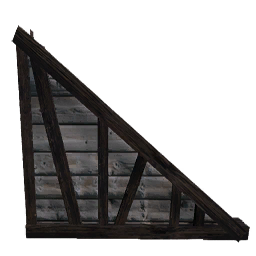 Right-Sloped Lumber Wall