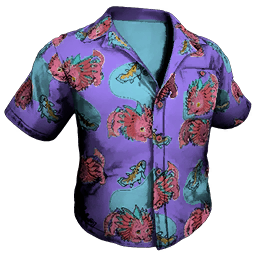 Shadowmane Fishing-Print Shirt Skin