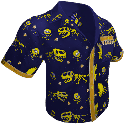 Skelly-Print Shirt Skin