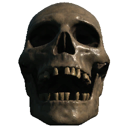 Skull (Mouth Open Bad Teeth)