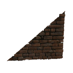 Sloped Brick Wall Left
