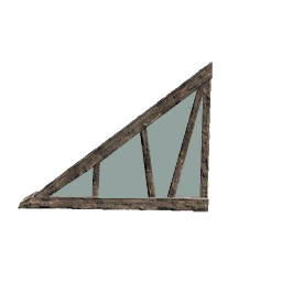 Sloped Glass Lumber Wall Left