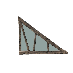 Sloped Glass Lumber Wall Right