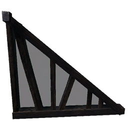 Sloped Lumber Glass Wall Right