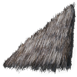 Sloped Thatch Wall Left