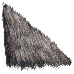 Sloped Thatch Wall Right