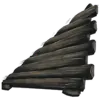 Sloped Wooden Wall Left