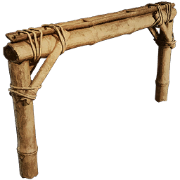 Thatch Fence Foundation & Support