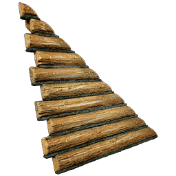 Wood Sloped Wall
