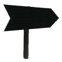 Wooden Arrow Sign (Primitive Plus)