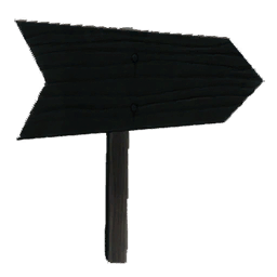Wooden Arrow Sign
