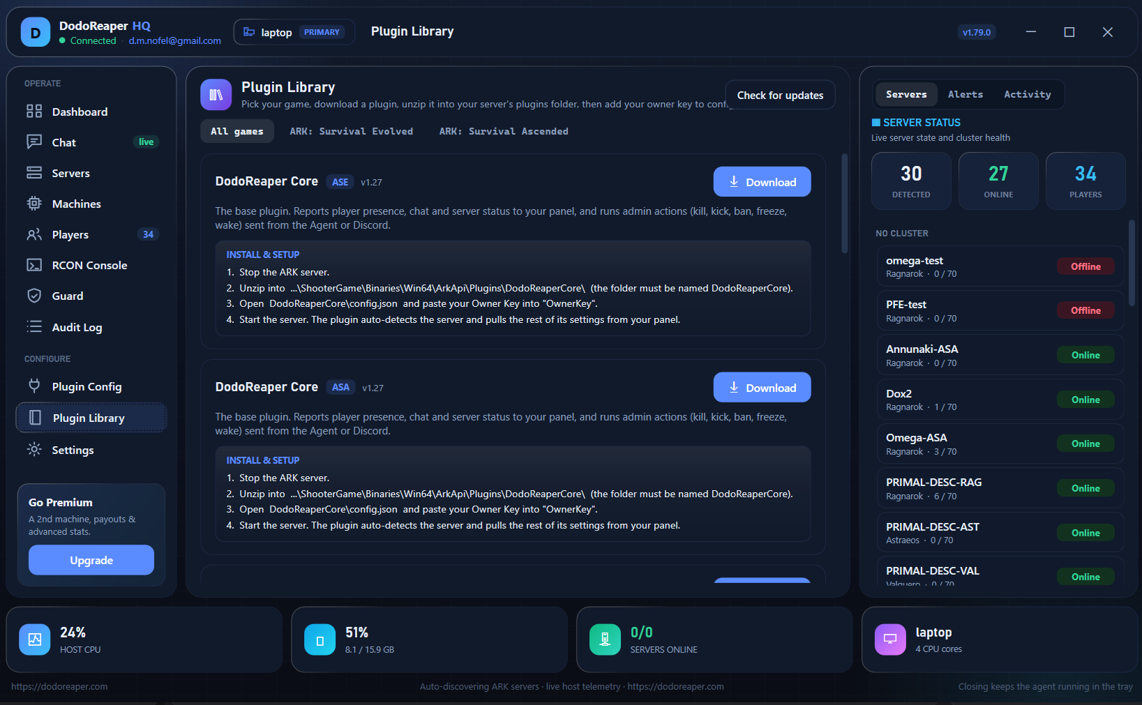 DodoReaper HQ — Plugin library